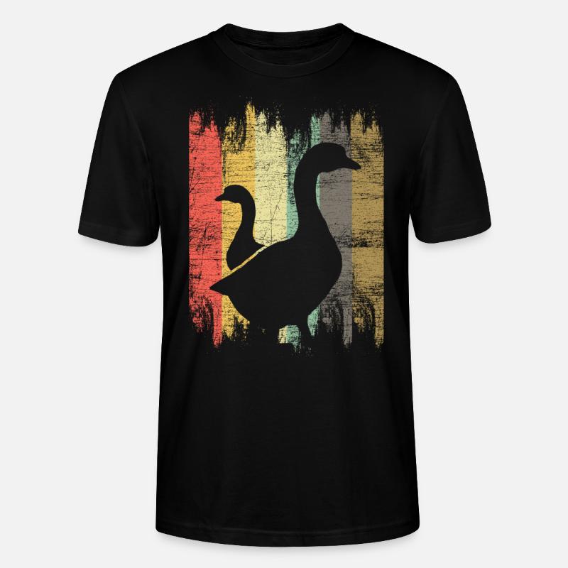 Gans Geschenkidee - Stanley/Stella Unisex Bio-T-Shirt CRAFTER - Schwarz