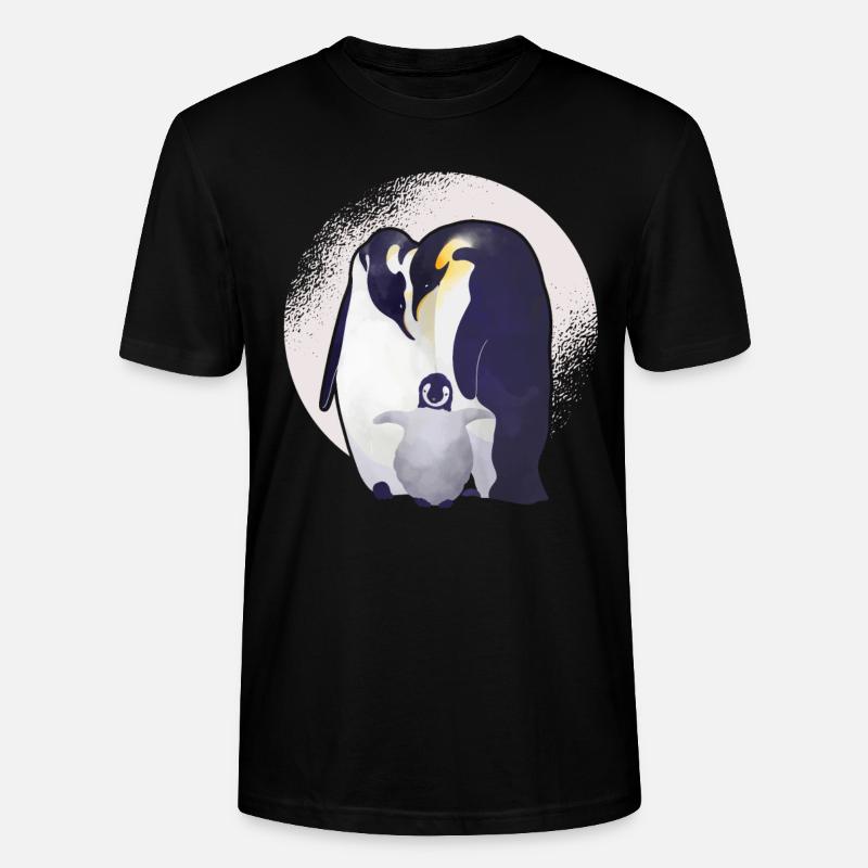 Pinguin - Stanley/Stella Unisex Bio-T-Shirt CRAFTER - Schwarz