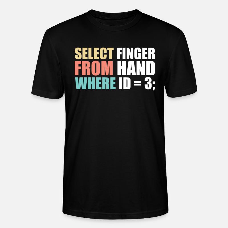 Informatiker Programmierer - Stanley/Stella Unisex Bio-T-Shirt CRAFTER - Schwarz