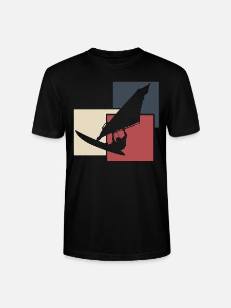 Windsurfing Shirt - Stanley/Stella Unisex Bio-T-Shirt CRAFTER - Schwarz