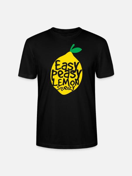 easy peasy lemon squeezy - Stanley/Stella CRAFTER Unisex Organic T-Shirt - black