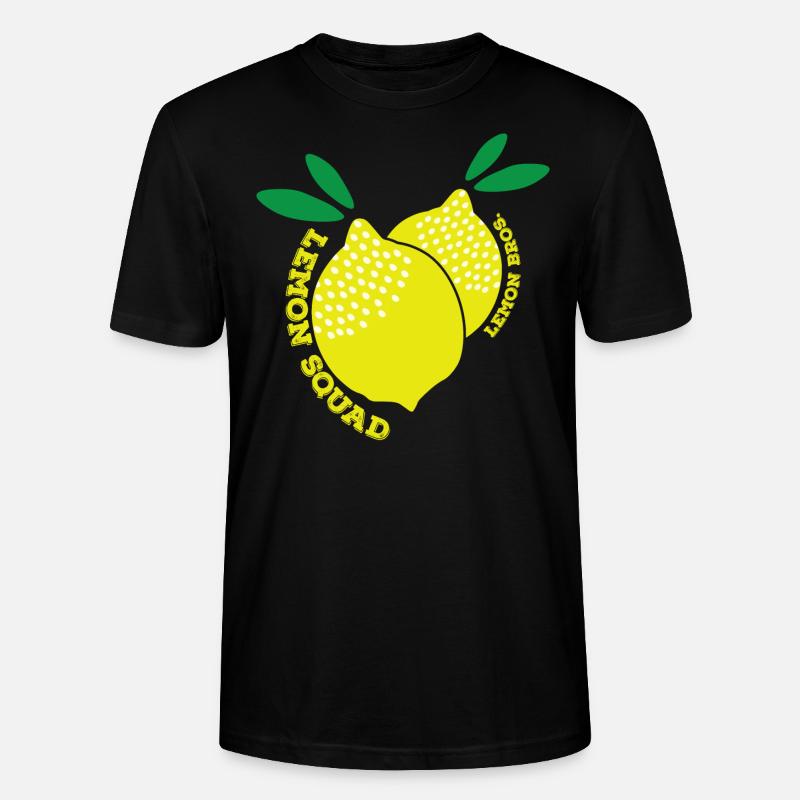 Lemon Squad Lemon Bros. - Stanley/Stella Unisex Bio-T-Shirt CRAFTER - Schwarz