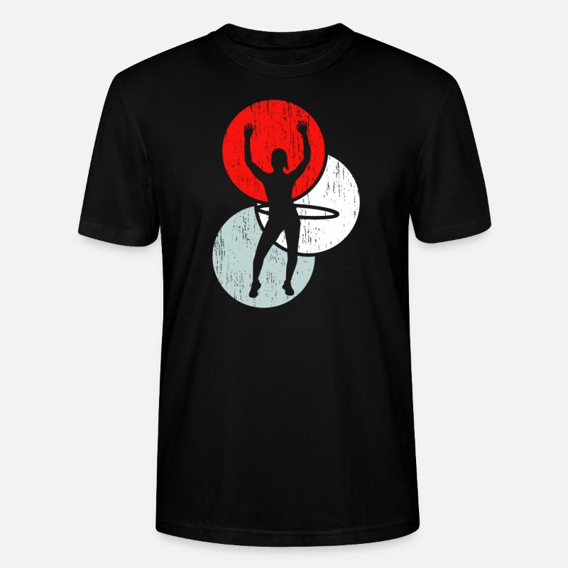 Hula-Hoop - Stanley/Stella Unisex Bio-T-Shirt CRAFTER - Schwarz