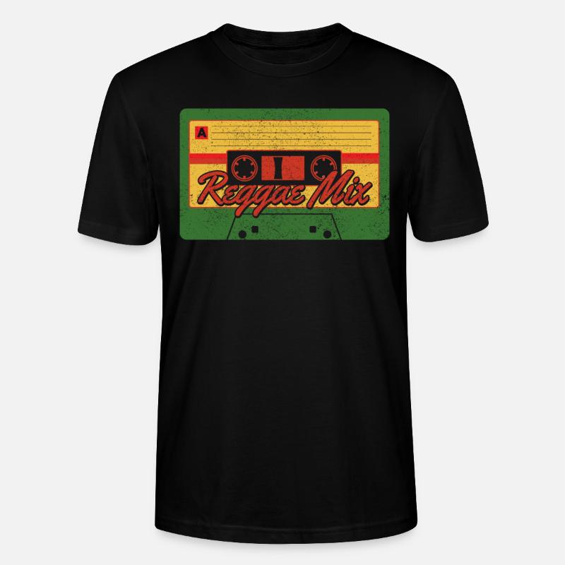 Reggae - Stanley/Stella Unisex Bio-T-Shirt CRAFTER - Schwarz