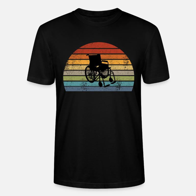 Rollstuhl - Stanley/Stella Unisex Bio-T-Shirt CRAFTER - Schwarz