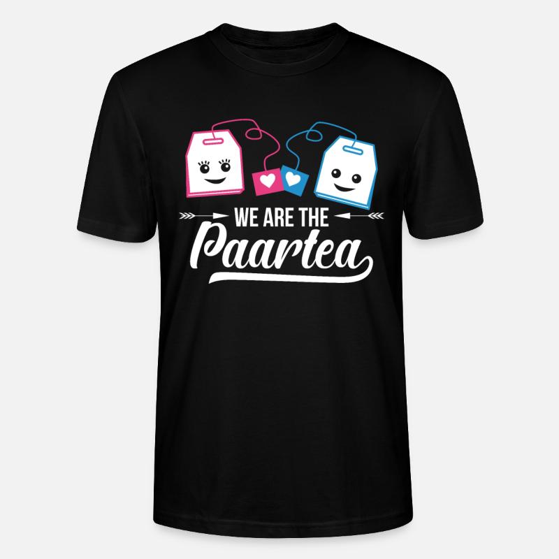 Partnerlook, Paar - Stanley/Stella Unisex Bio-T-Shirt CRAFTER - Schwarz