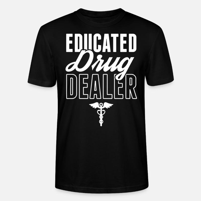 trafiquant de drogue instruit - T-shirt bio CRAFTER Stanley Stella Unisexe - noir