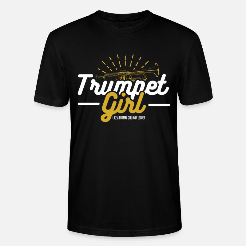 Trompete - Stanley/Stella Unisex Bio-T-Shirt CRAFTER - Schwarz