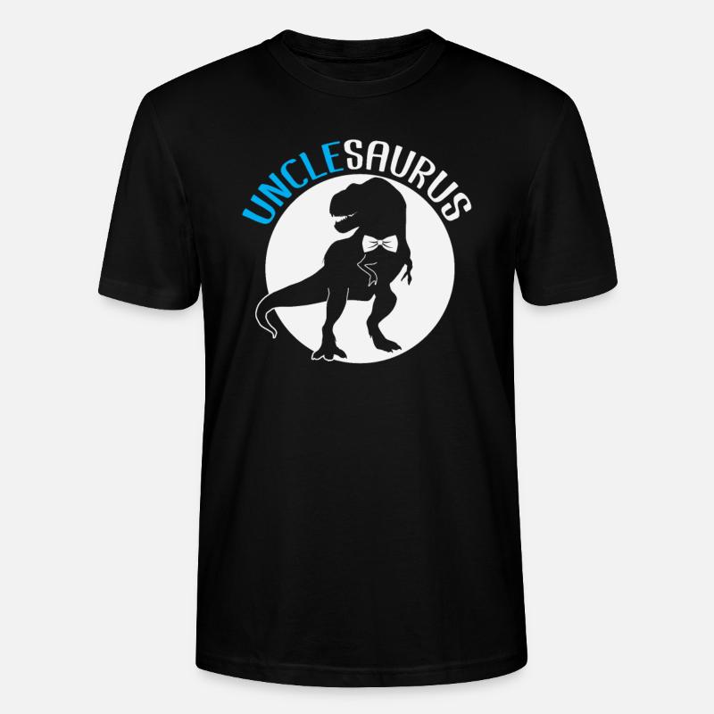 Unclesaurus - Stanley/Stella Unisex Bio-T-Shirt CRAFTER - Schwarz
