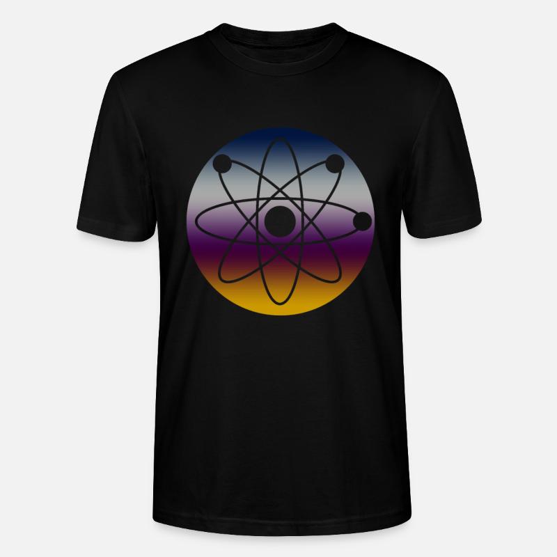 Physik Atom - Stanley/Stella Unisex Bio-T-Shirt CRAFTER - Schwarz