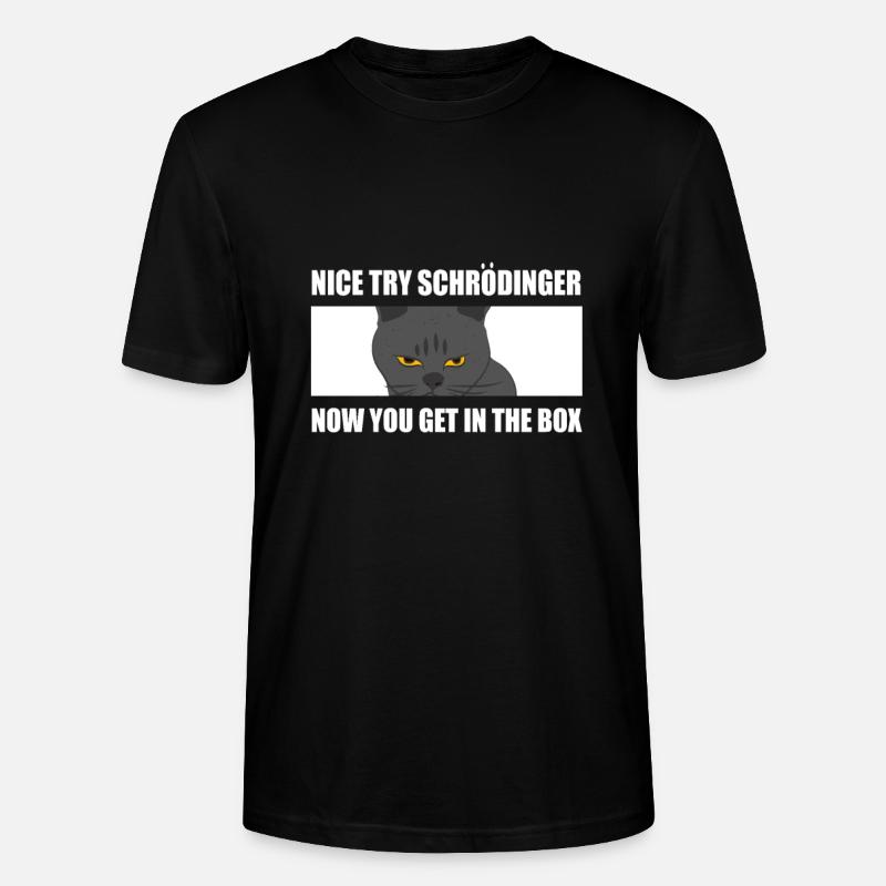 Physiker Schrödinger - Stanley/Stella Unisex Bio-T-Shirt CRAFTER - Schwarz