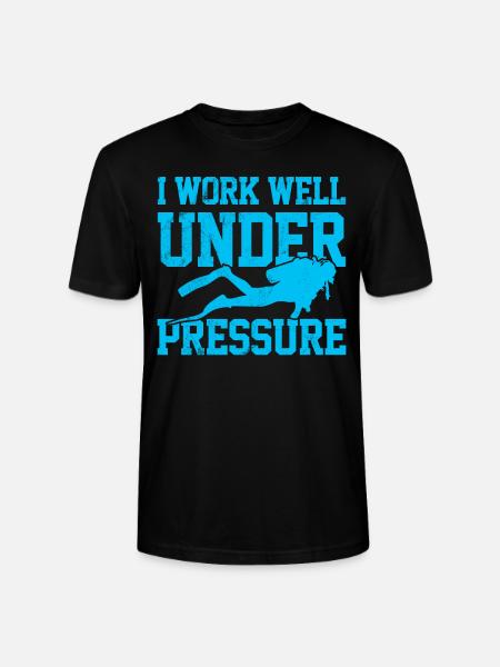 Diving - diver say gift - Stanley/Stella CRAFTER Unisex Organic T-Shirt - black