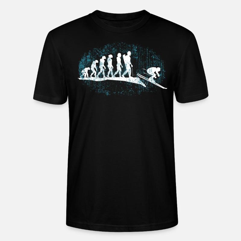 Ski Evolution Ski - T-shirt bio CRAFTER Stanley Stella Unisexe - noir