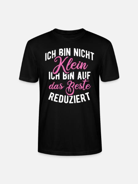 Ich bin nicht klein - Stanley/Stella Unisex Bio-T-Shirt CRAFTER - Schwarz