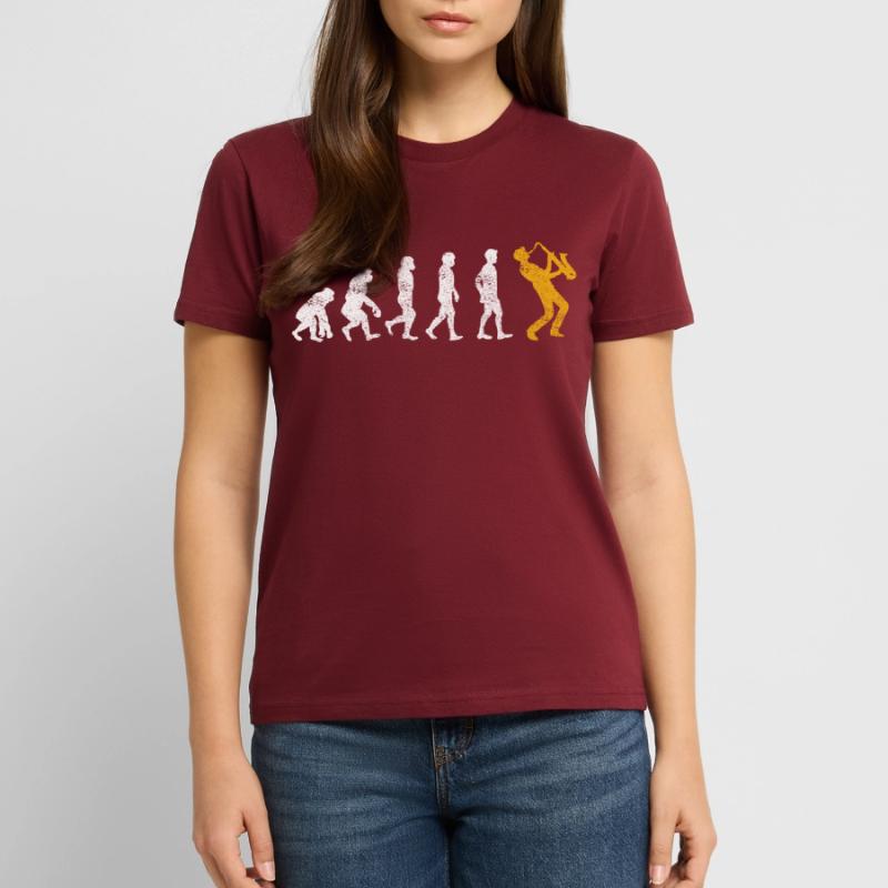 Saxophone Evolution Stanley/Stella CRAFTER Unisex Organic T-Shirt