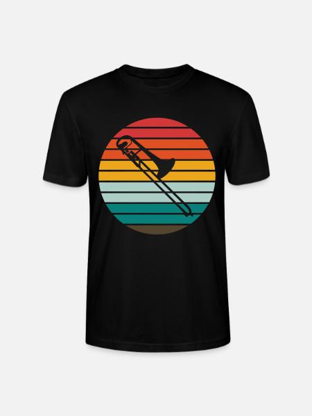 trombone - T-shirt bio CRAFTER Stanley Stella Unisexe - noir