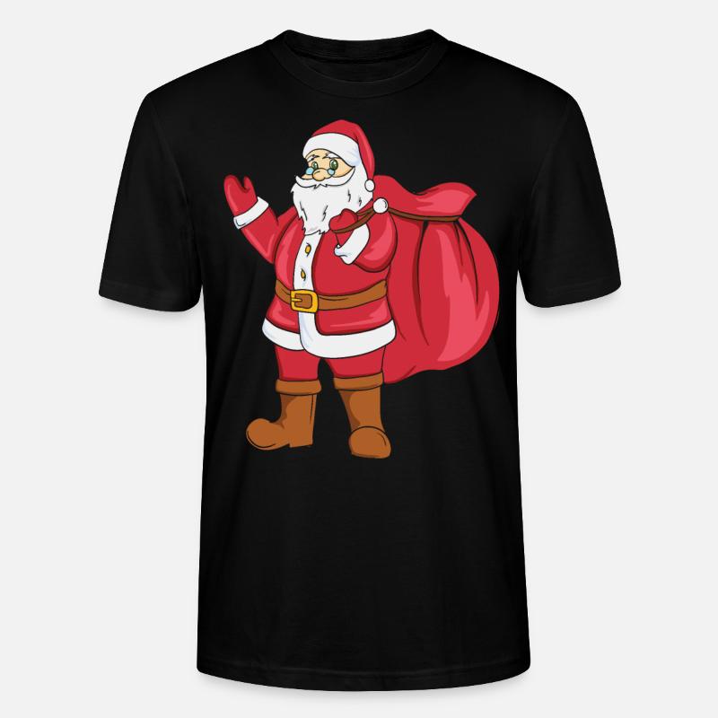Nikolaus - Stanley/Stella Unisex Bio-T-Shirt CRAFTER - Schwarz