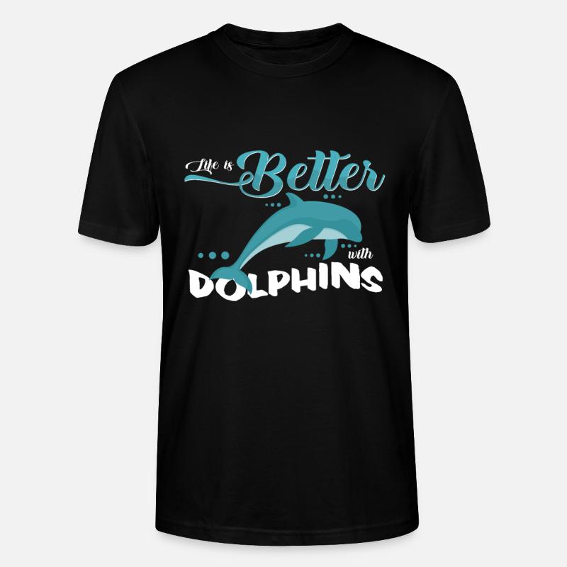 Delfin - Stanley/Stella Unisex Bio-T-Shirt CRAFTER - Schwarz