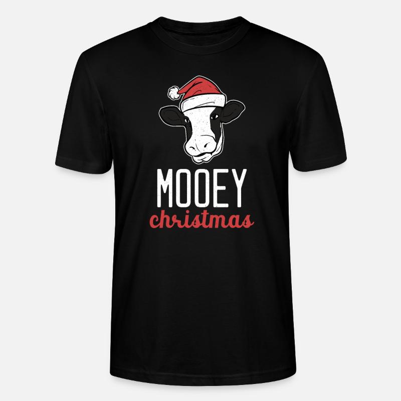 Costume De Vache De Noël - T-shirt bio CRAFTER Stanley Stella Unisexe - noir