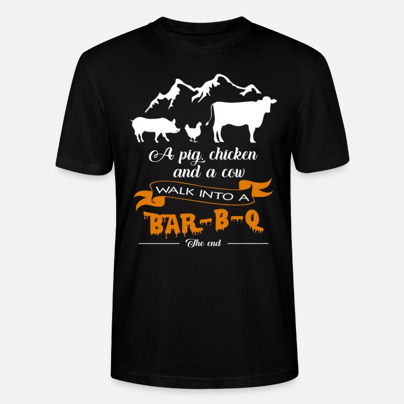 BBQ - Stanley/Stella Unisex Bio-T-Shirt CRAFTER - Schwarz