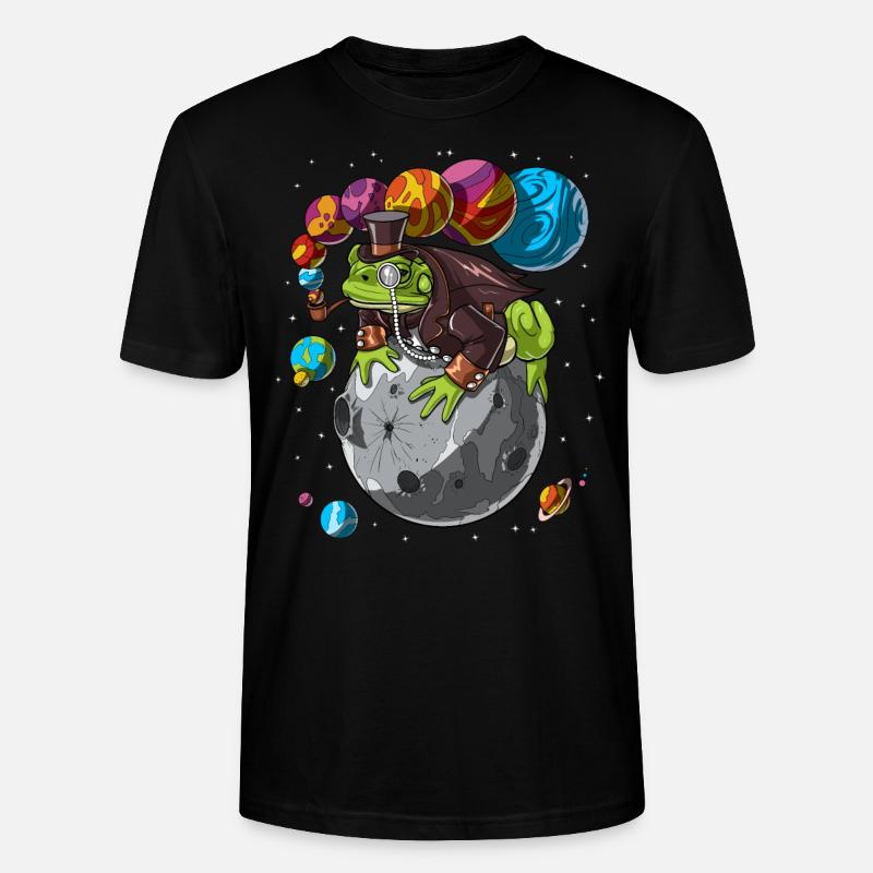 Psychedelic Bufo Alvarius Frog Trip - Stanley/Stella Unisex Bio-T-Shirt CRAFTER - Schwarz