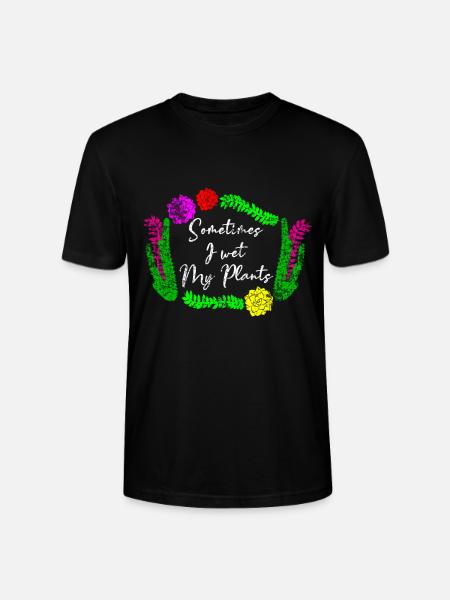 Gardeners plants water - Stanley/Stella CRAFTER Unisex Organic T-Shirt - black