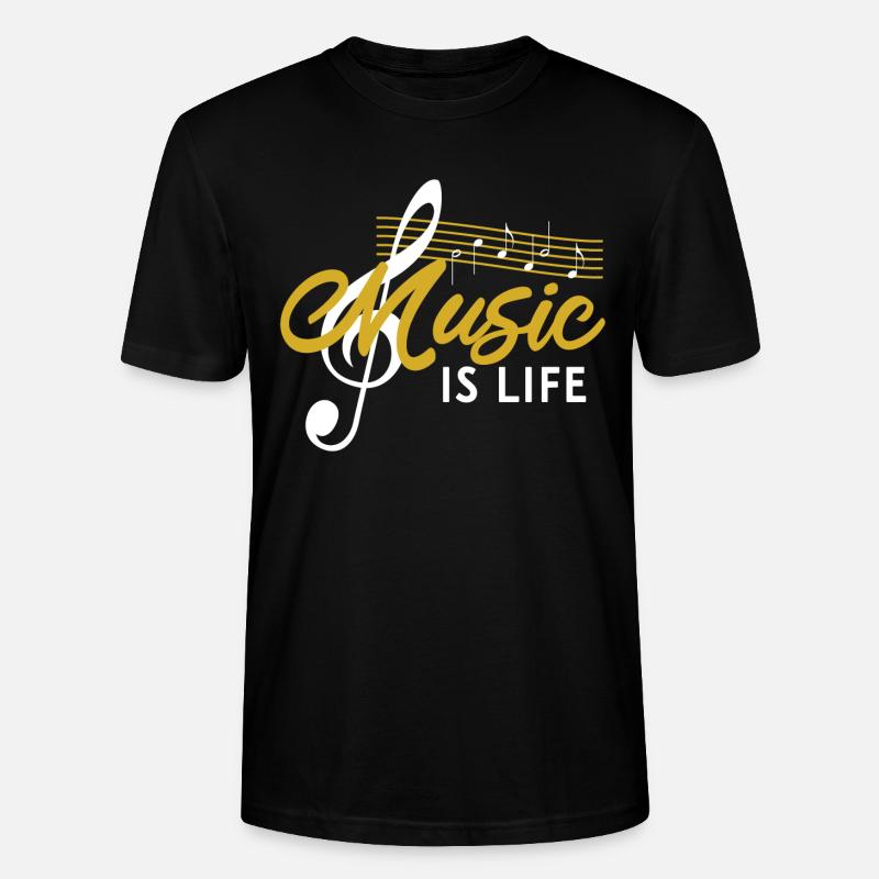 Musik Musical - Stanley/Stella Unisex Bio-T-Shirt CRAFTER - Schwarz