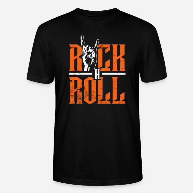 Rock 'n' Roll - Stanley/Stella Unisex Bio-T-Shirt CRAFTER - Schwarz