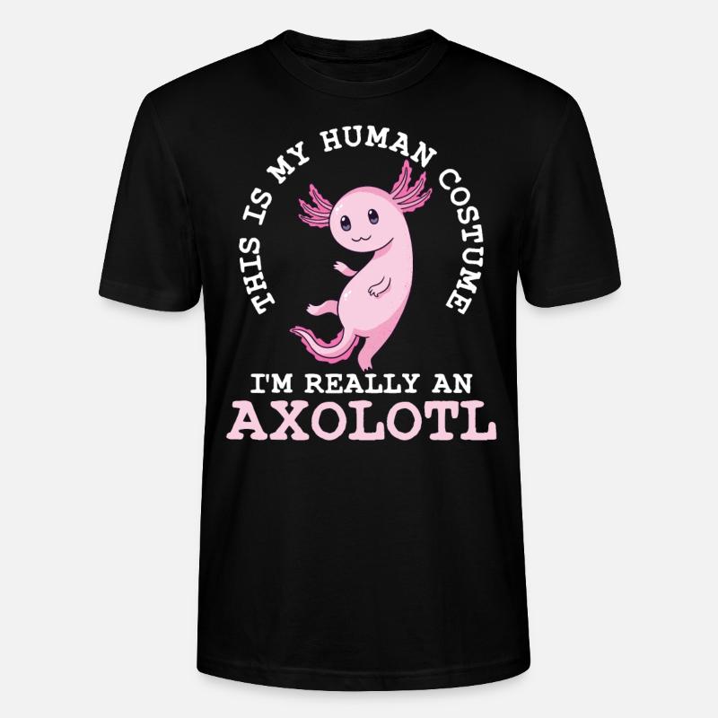 axolotl - T-shirt bio CRAFTER Stanley Stella Unisexe - noir