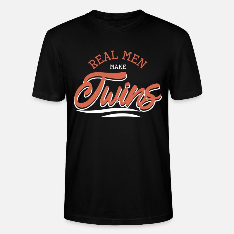 Zwillinge - Stanley/Stella Unisex Bio-T-Shirt CRAFTER - Schwarz