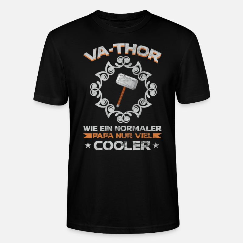 Va-Thor - Stanley/Stella Unisex Bio-T-Shirt CRAFTER - Schwarz