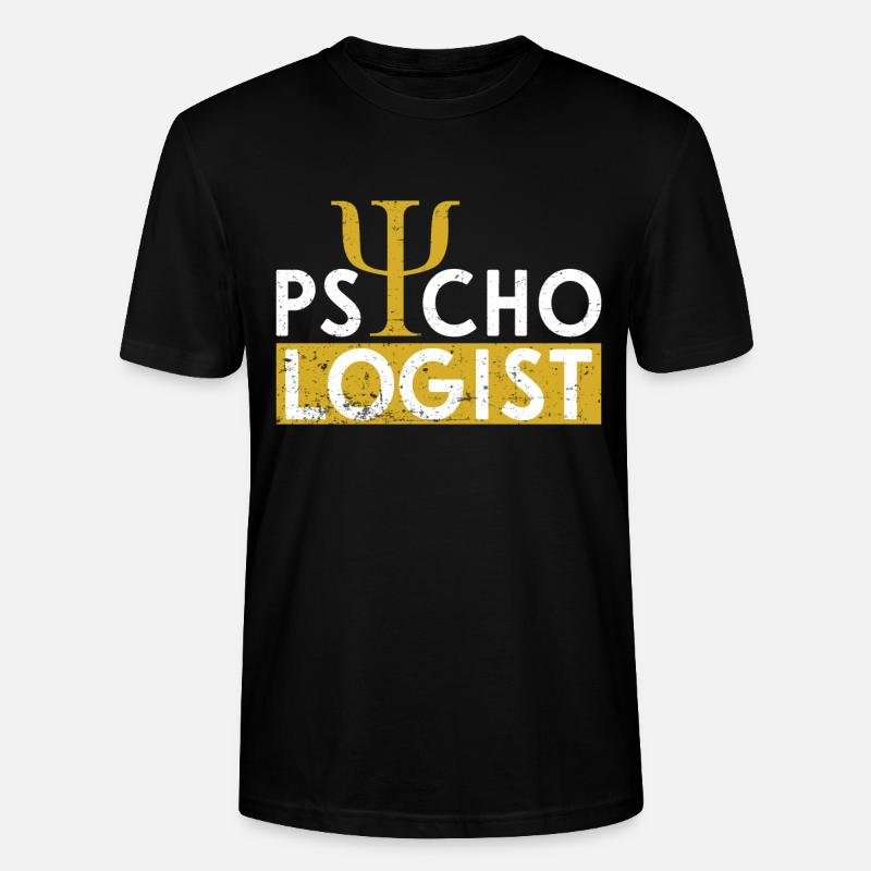 Psychologin - Stanley/Stella Unisex Bio-T-Shirt CRAFTER - Schwarz