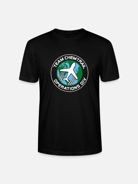 Luftfahrt-PilotTeam Chemtrail - Stanley/Stella Unisex Bio-T-Shirt CRAFTER - Schwarz