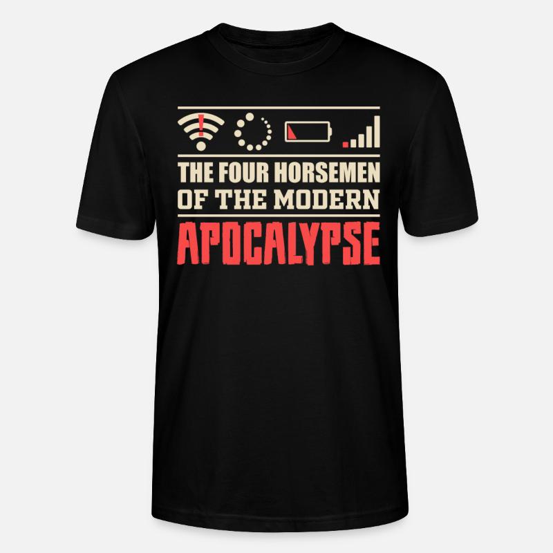 Admin en informatique - T-shirt bio CRAFTER Stanley Stella Unisexe - noir