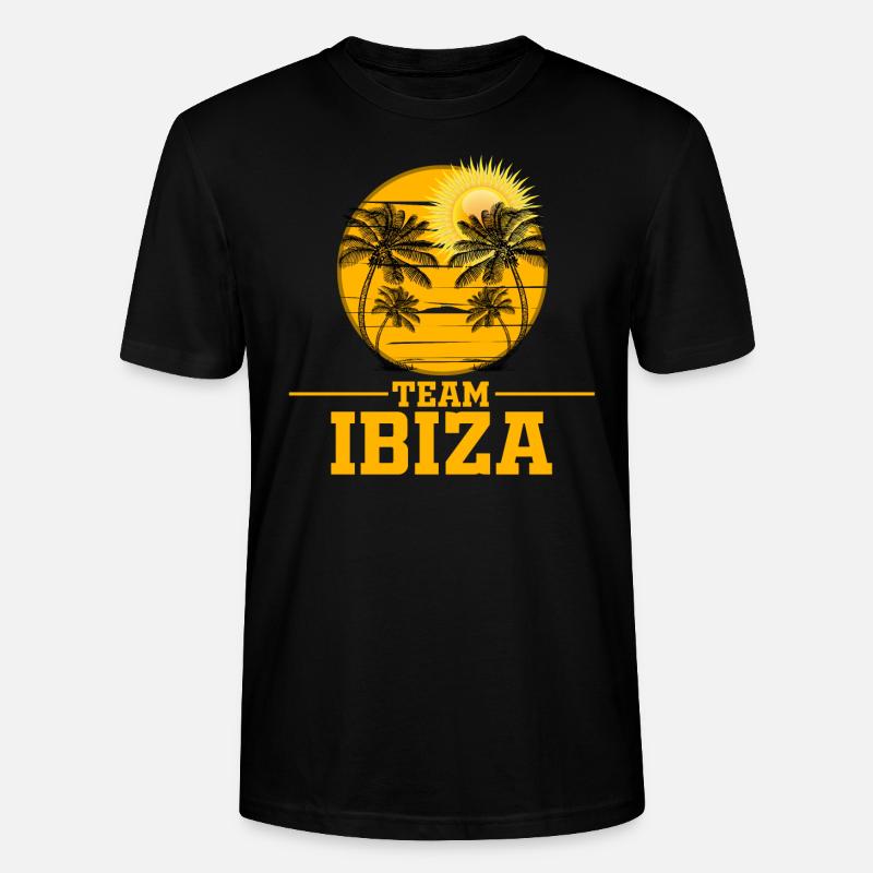 Ibiza - T-shirt bio CRAFTER Stanley Stella Unisexe - noir
