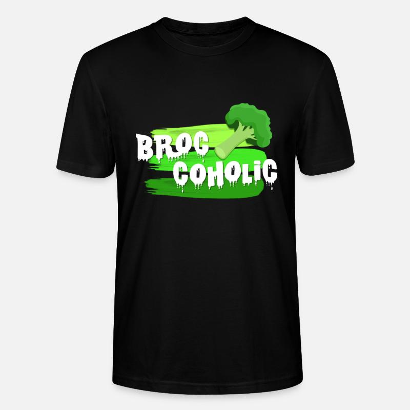 Brokkoli - Stanley/Stella Unisex Bio-T-Shirt CRAFTER - Schwarz