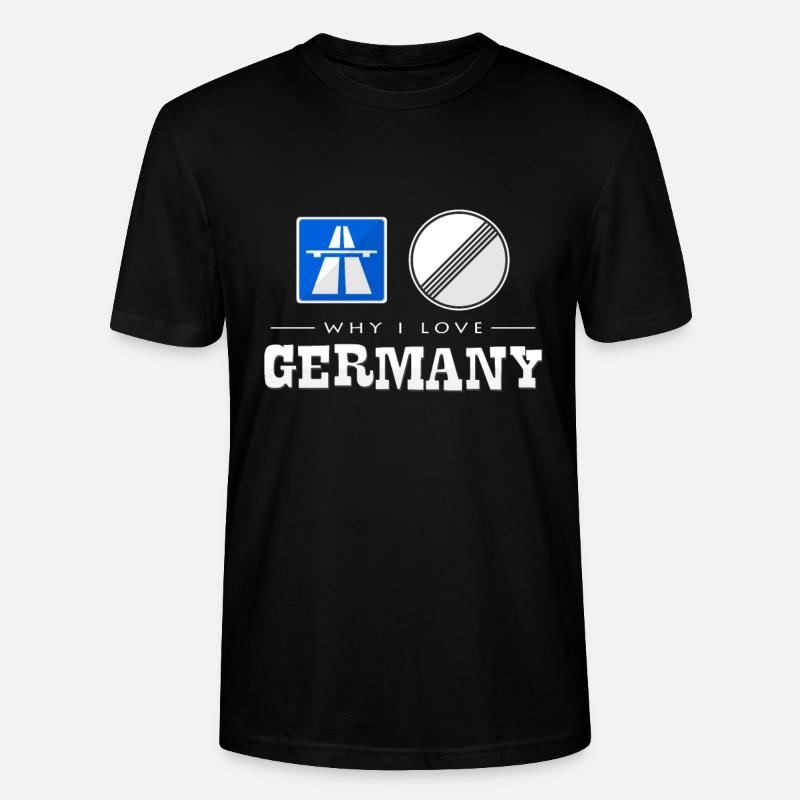 Deutschland - Stanley/Stella Unisex Bio-T-Shirt CRAFTER - Schwarz