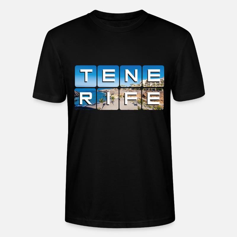 Teneriffa - Stanley/Stella Unisex Bio-T-Shirt CRAFTER - Schwarz