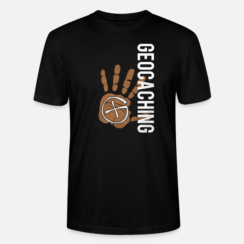 geocaching Geschenk - Stanley/Stella Unisex Bio-T-Shirt CRAFTER - Schwarz