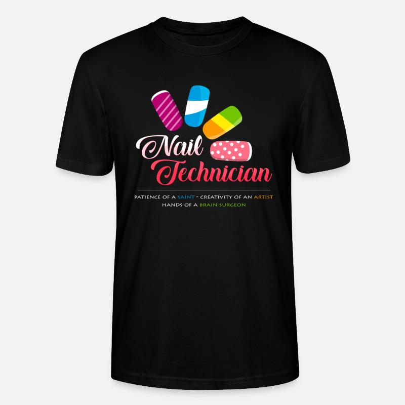Nageltechnikerin - Stanley/Stella Unisex Bio-T-Shirt CRAFTER - Schwarz