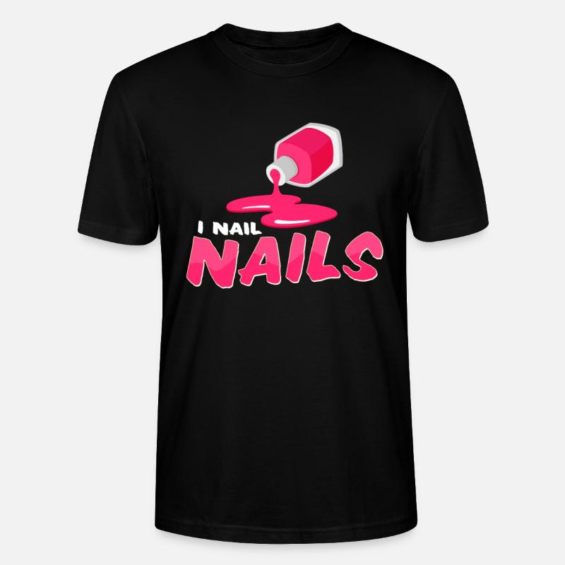 Fingernägel - Stanley/Stella Unisex Bio-T-Shirt CRAFTER - Schwarz