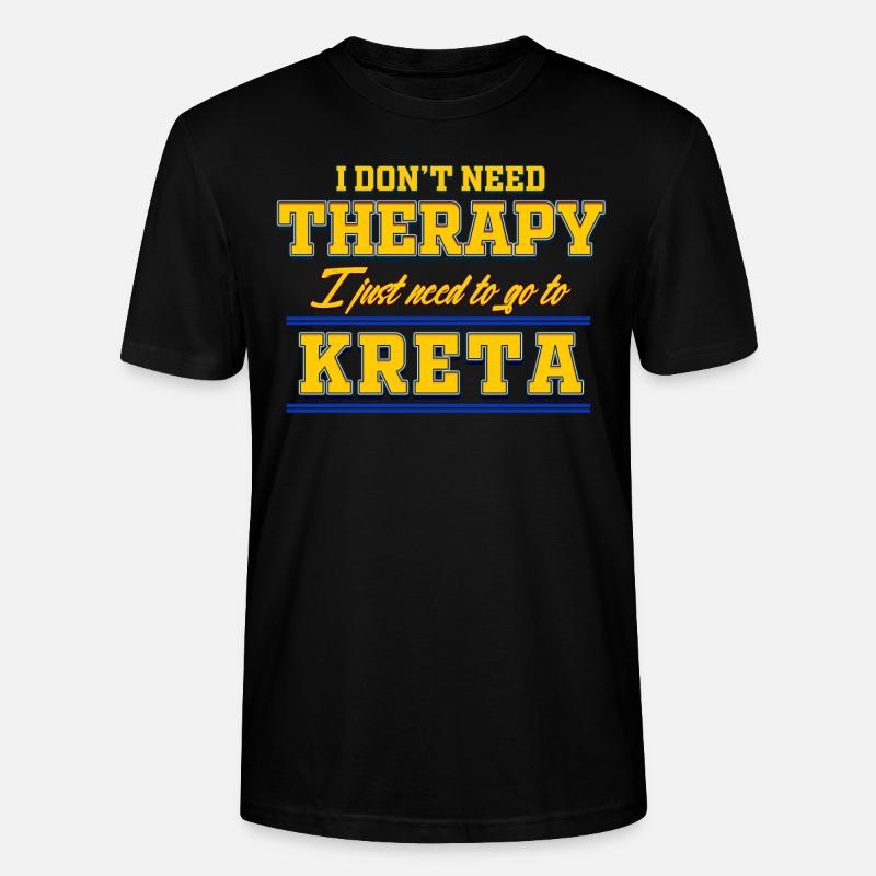 Crète - T-shirt bio CRAFTER Stanley Stella Unisexe - noir