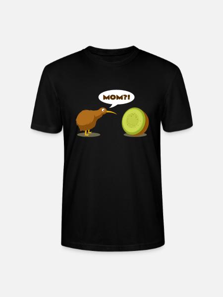 Kiwivogel Kiwifrucht - Stanley/Stella Unisex Bio-T-Shirt CRAFTER - Schwarz