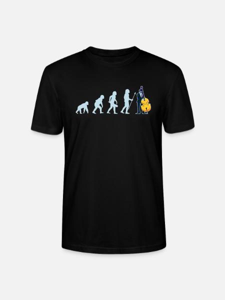 Kontrabassist Kontrabassist - Stanley/Stella Unisex Bio-T-Shirt CRAFTER - Schwarz