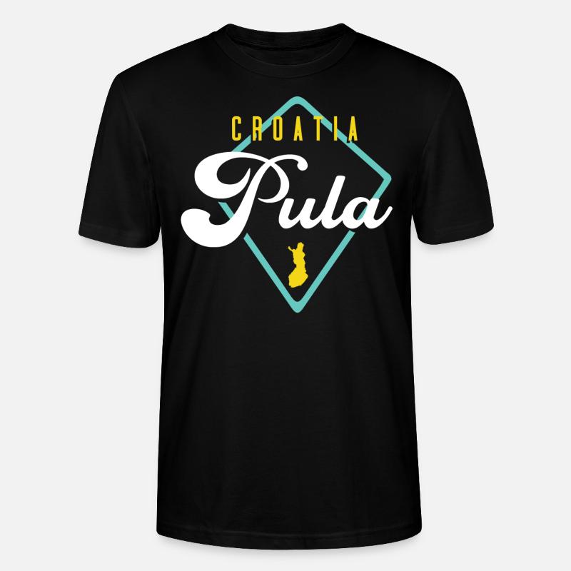 Pula - Stanley/Stella Unisex Bio-T-Shirt CRAFTER - Schwarz