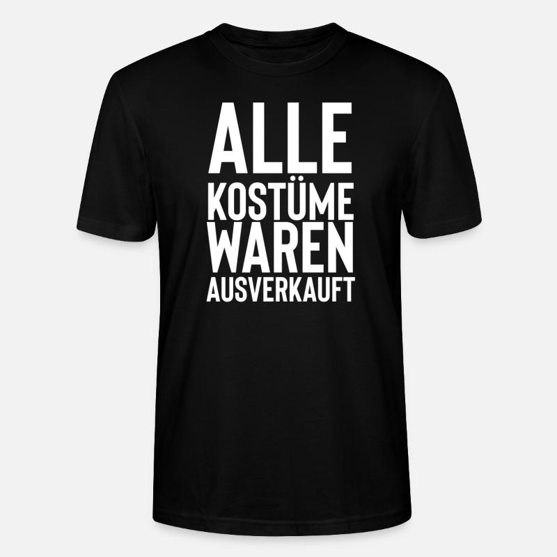 Fasching - Stanley/Stella Unisex Bio-T-Shirt CRAFTER - Schwarz