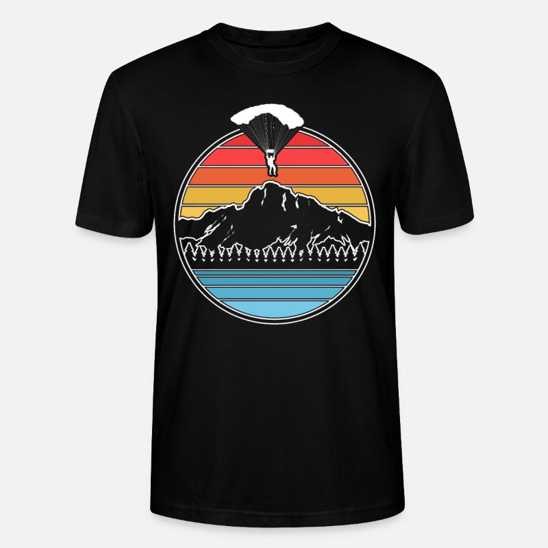 Paragliding - Stanley/Stella Unisex Bio-T-Shirt CRAFTER - Schwarz