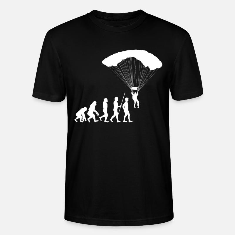 Evolution paragliding - Stanley/Stella CRAFTER Unisex Organic T-Shirt - black