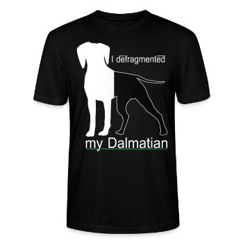 Informatiker Admin Sprüche - Stanley/Stella Unisex Bio-T-Shirt CRAFTER - Schwarz - Vorne - Alina (178cm) & Michal (187cm)