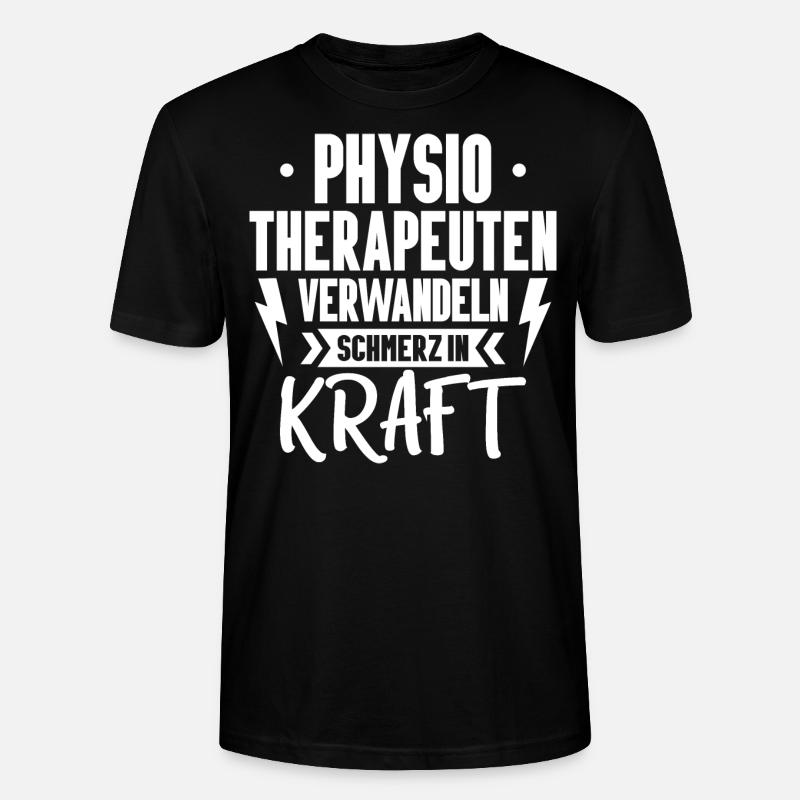 Physiothérapeute en physiothérapie - T-shirt bio CRAFTER Stanley Stella Unisexe - noir